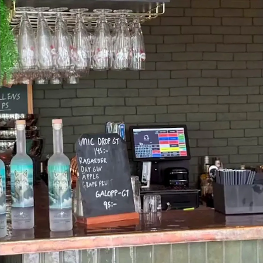 North Spirit on the back bar of a partner venue
